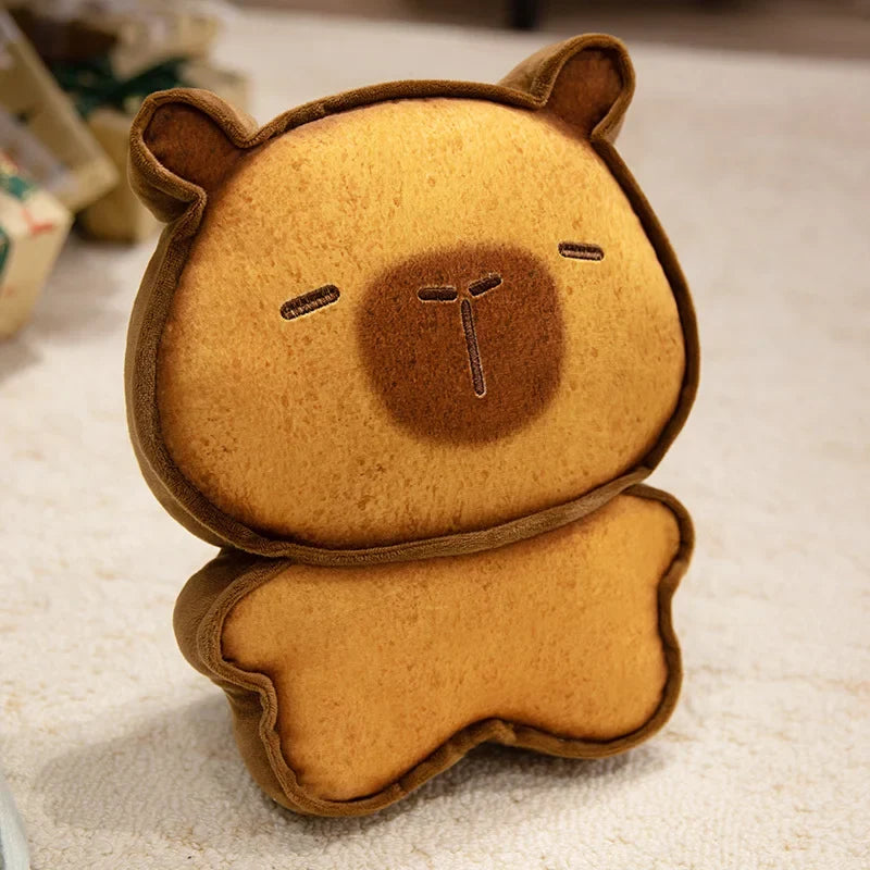 Deliciously Cute Capybara Bread Cookie Toasted Plush Toys