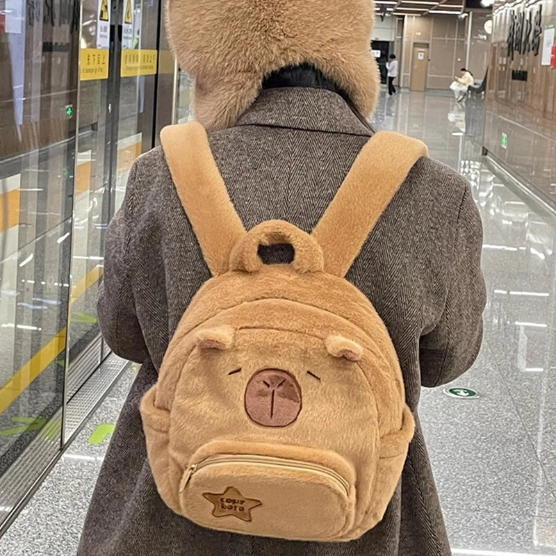 Adorable Capybara Plush Backpack for Ultimate Cuteness!