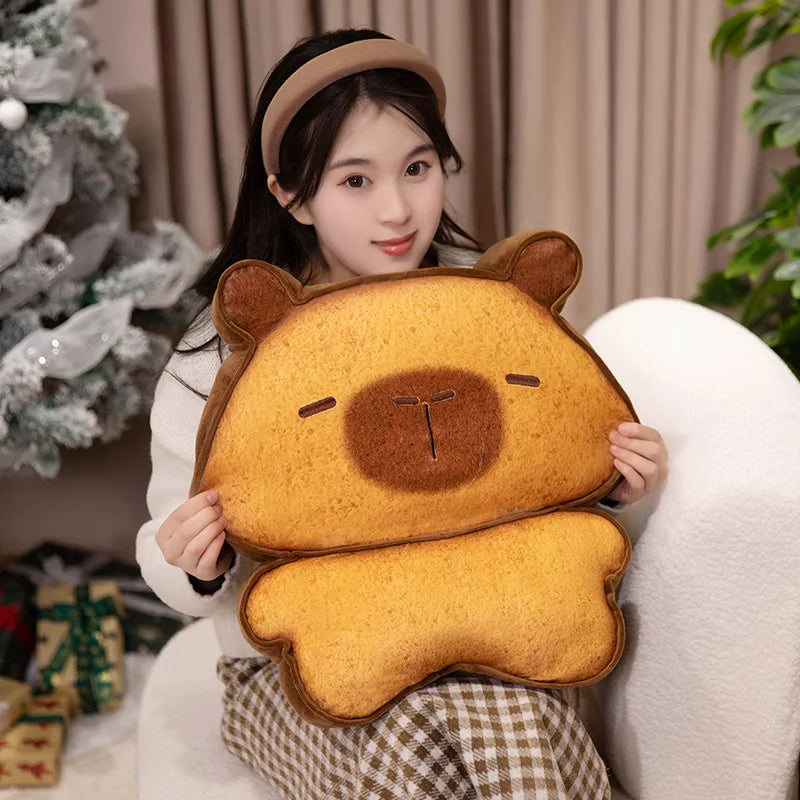 Deliciously Cute Capybara Bread Cookie Toasted Plush Toys