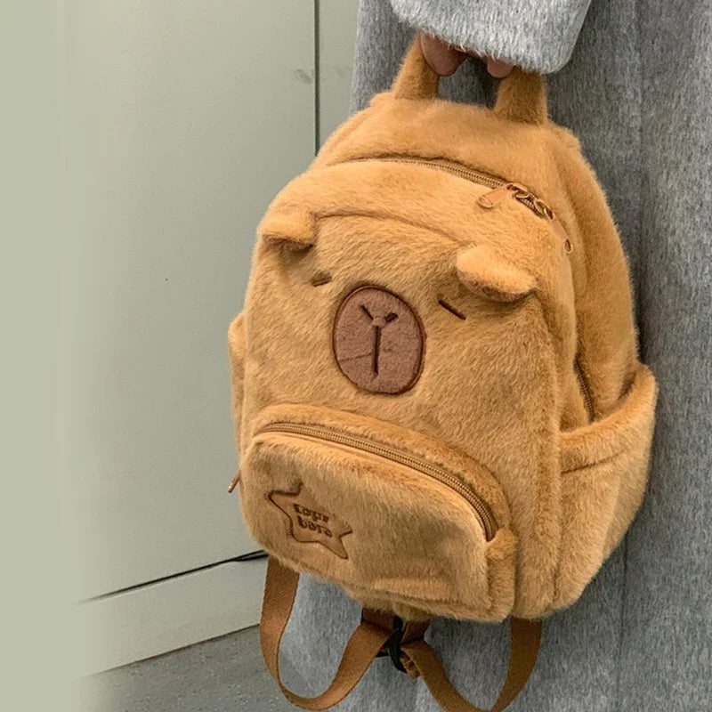 Adorable Capybara Plush Backpack for Ultimate Cuteness!