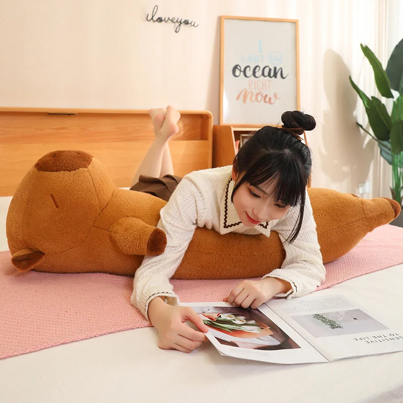 Adorable Long Fluffy Capybara Plush Toys