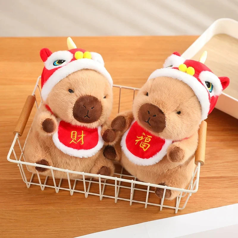 Adorable Baby Capybara Plushies for the Christmas and New Year Festivities!