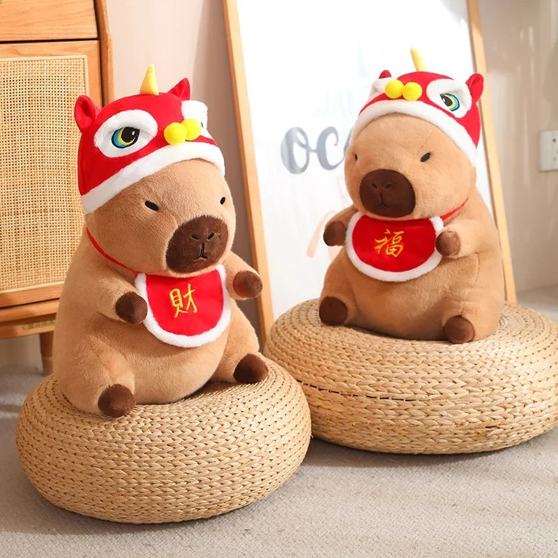 Adorable Baby Capybara Plushies for the Christmas and New Year Festivities!