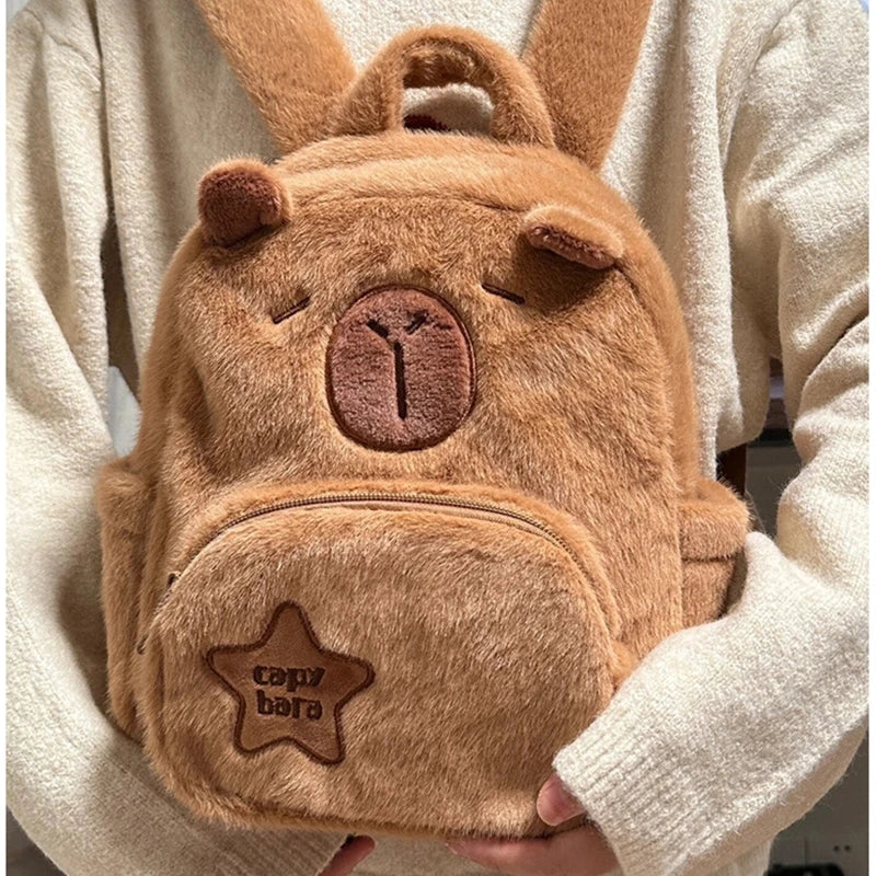 Adorable Capybara Plush Backpack for Ultimate Cuteness!