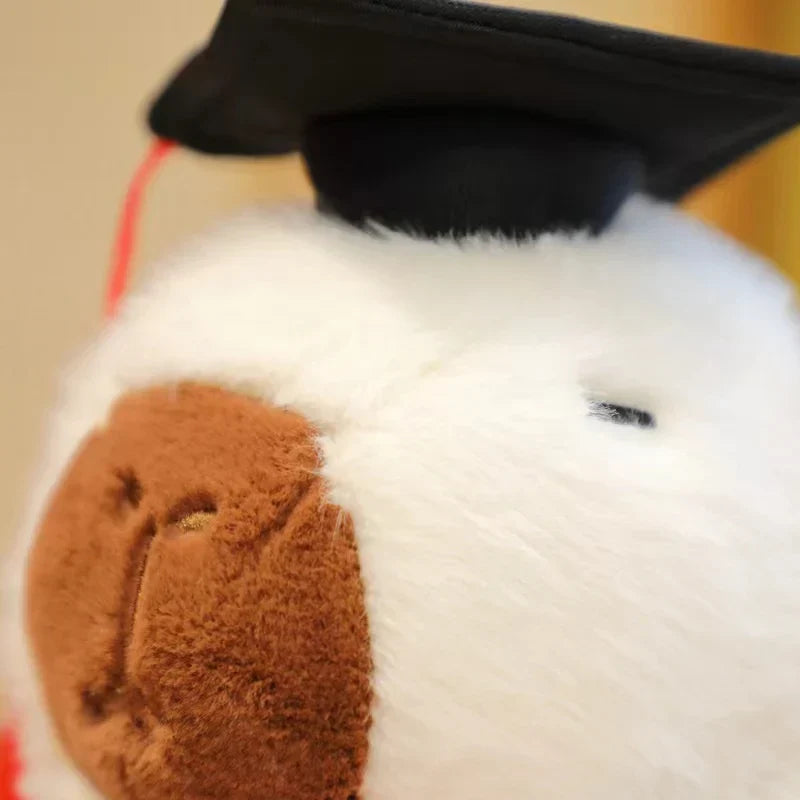 Adorable Capybara Graduation Plushies for a Cuddly Celebration!