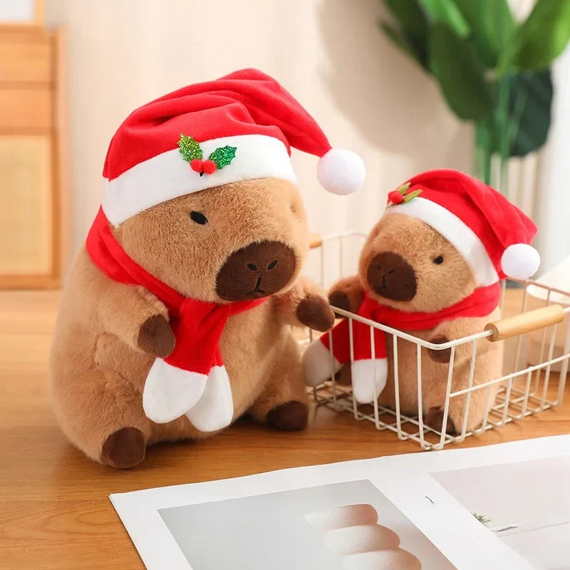 Adorable Baby Capybara Plushies for the Christmas and New Year Festivities!