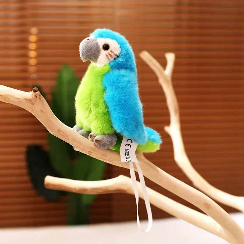Adorable and Vibrant Parrot Plush Toy