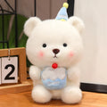 Adorable Capybara and Bear Birthday Cake Plushies for a Joyful Celebration!