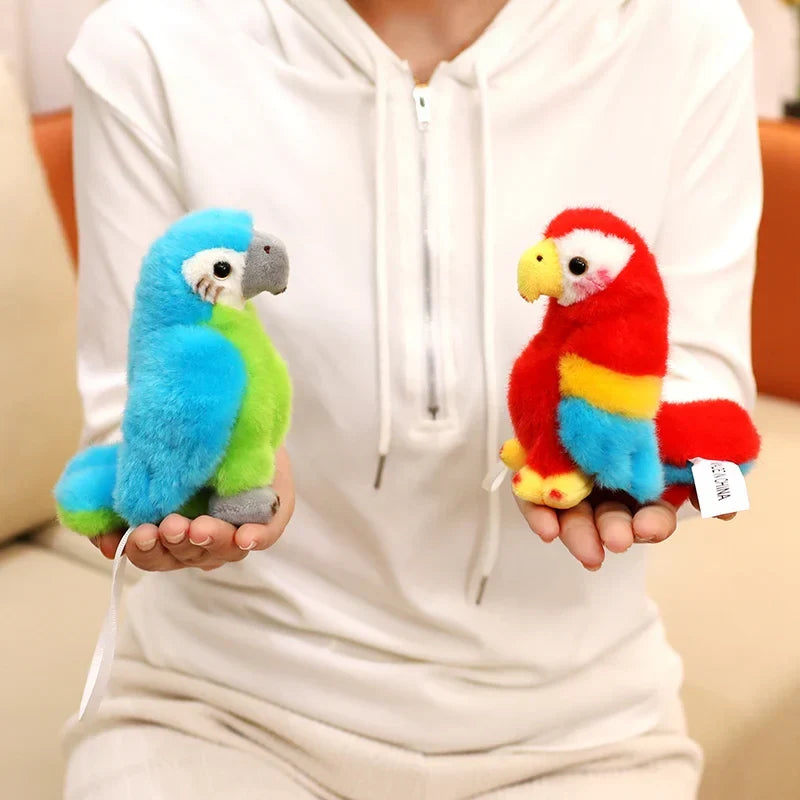 Adorable and Vibrant Parrot Plush Toy