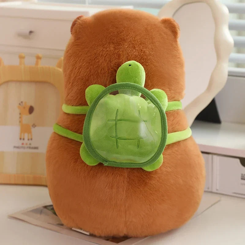 Adorable Kawaii Capybara Plush with Stylish Backpack Collection