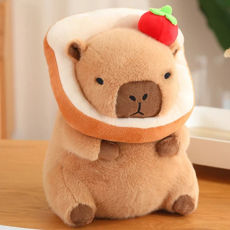 Charming Capybara Toast Turtle Adorable Plushie Family