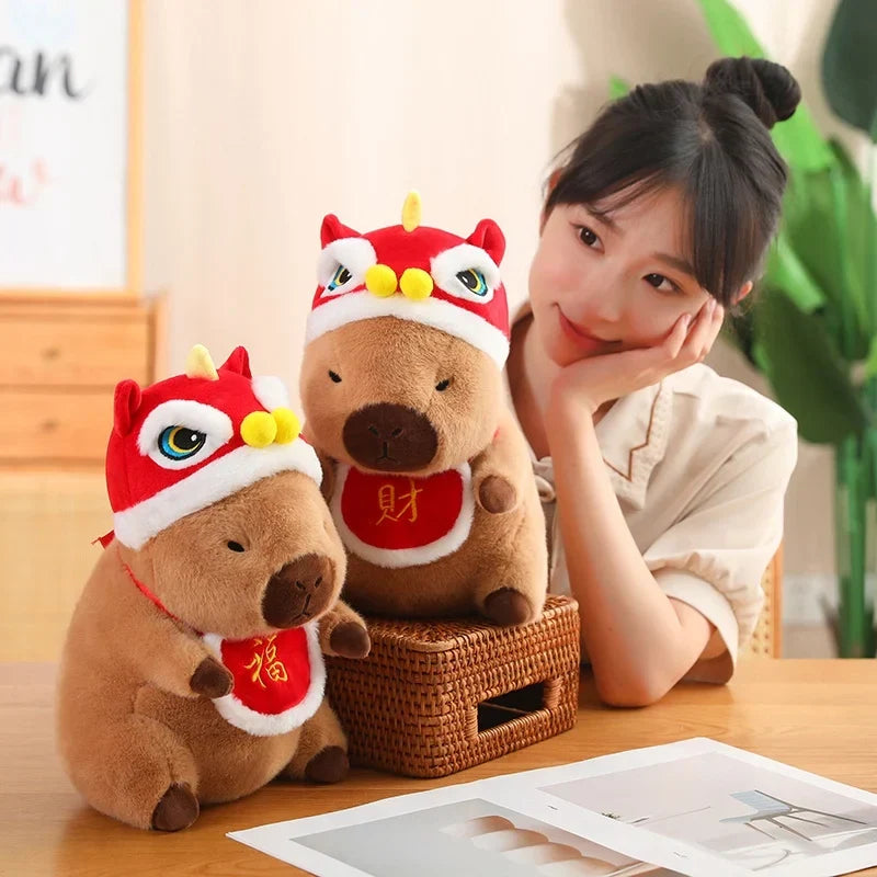 Adorable Baby Capybara Plushies for the Christmas and New Year Festivities!