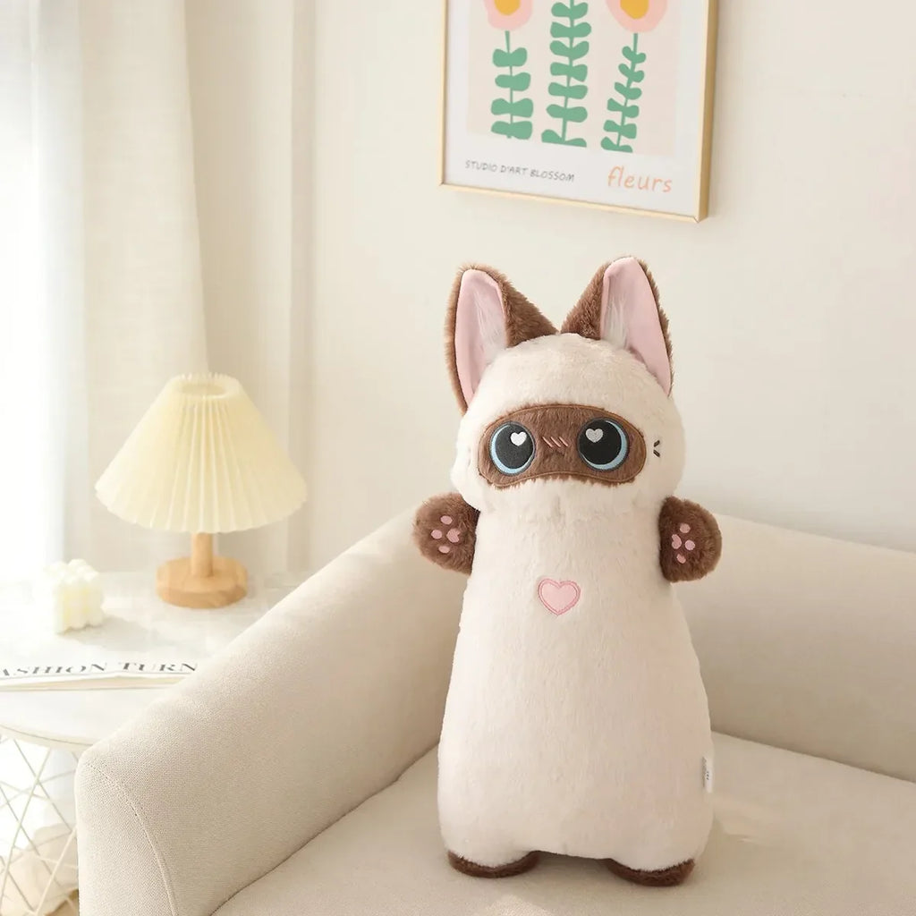 Charming Two-tone Cat Plushie Collection: Cute Companions for All!