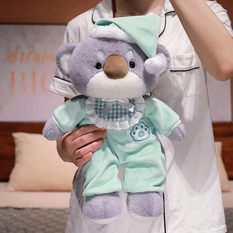 Cozy Bedtime Fox, Koala, and Dog Plushies for a Snuggly Pajama Party!