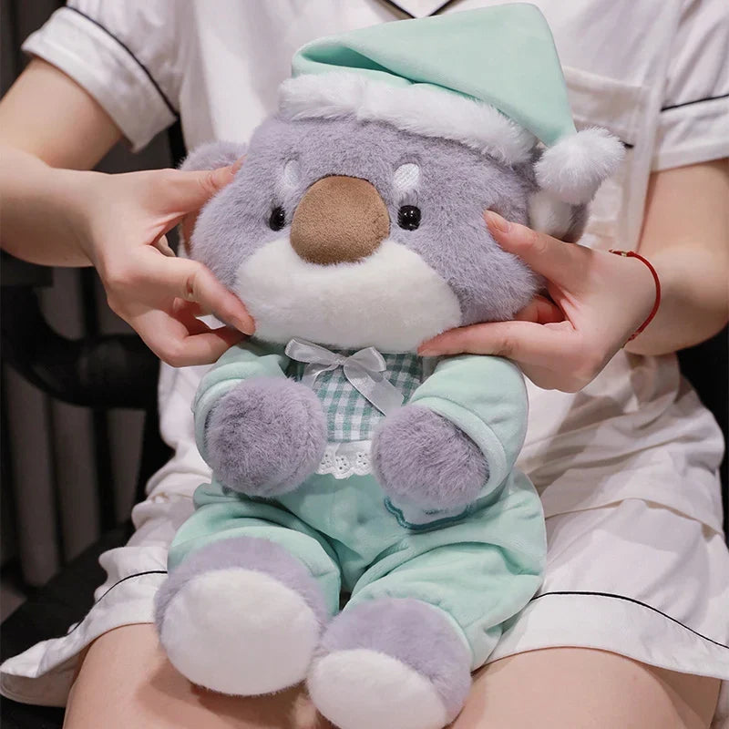 Cozy Bedtime Fox, Koala, and Dog Plushies for Dreamy Pajama Parties!