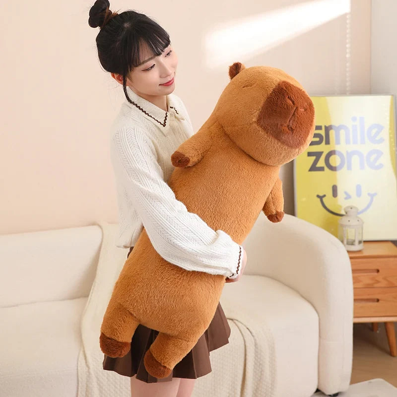 Adorable Long Fluffy Capybara Plush Toys