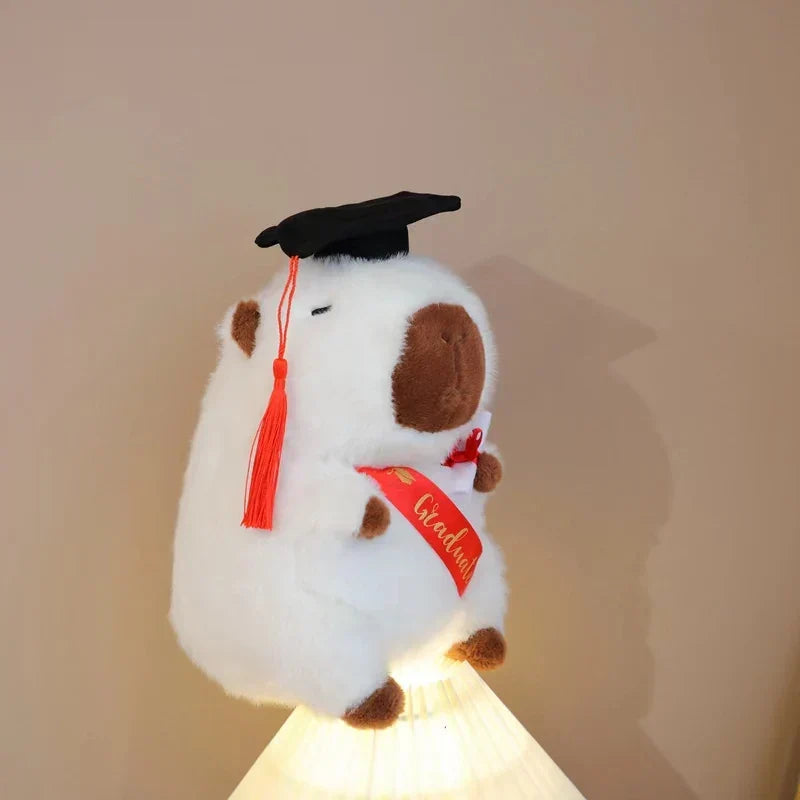 Adorable Capybara Graduation Plushies for a Cuddly Celebration!