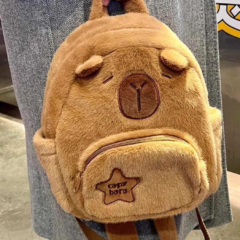 Adorable Capybara Plush Backpack for Ultimate Cuteness!