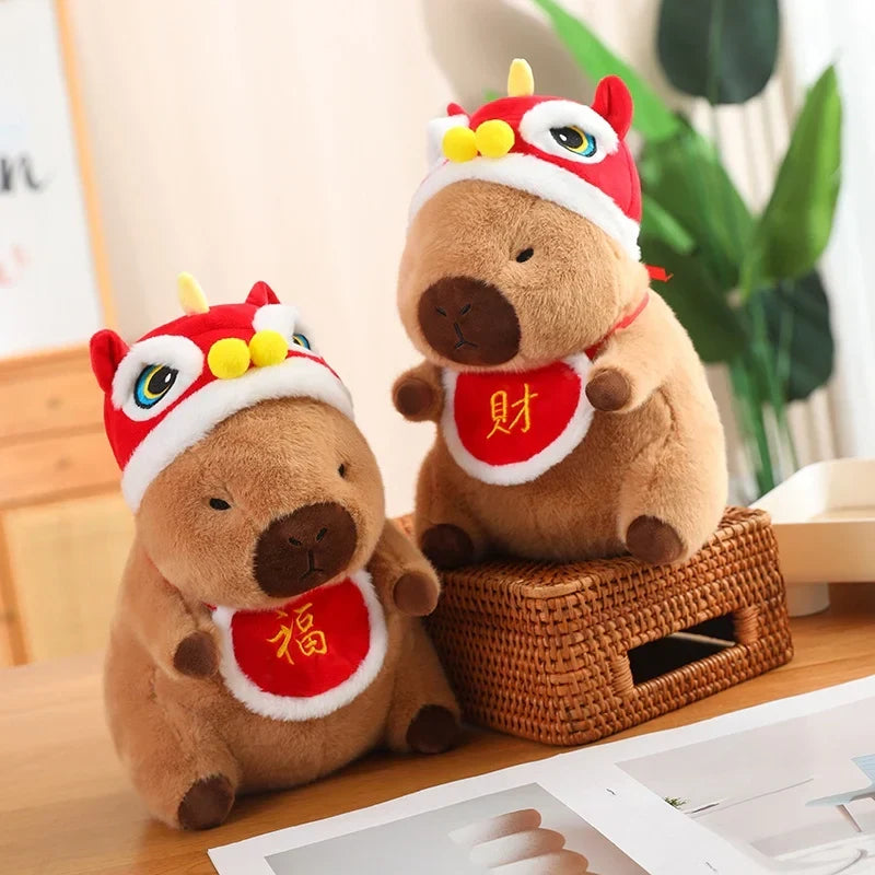 Adorable Baby Capybara Plushies for the Christmas and New Year Festivities!