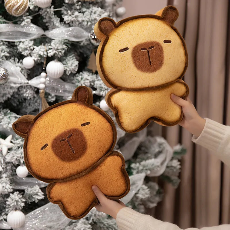 Deliciously Cute Capybara Bread Cookie Toasted Plush Toys