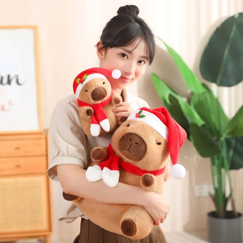 Adorable Baby Capybara Plushies for the Christmas and New Year Festivities!