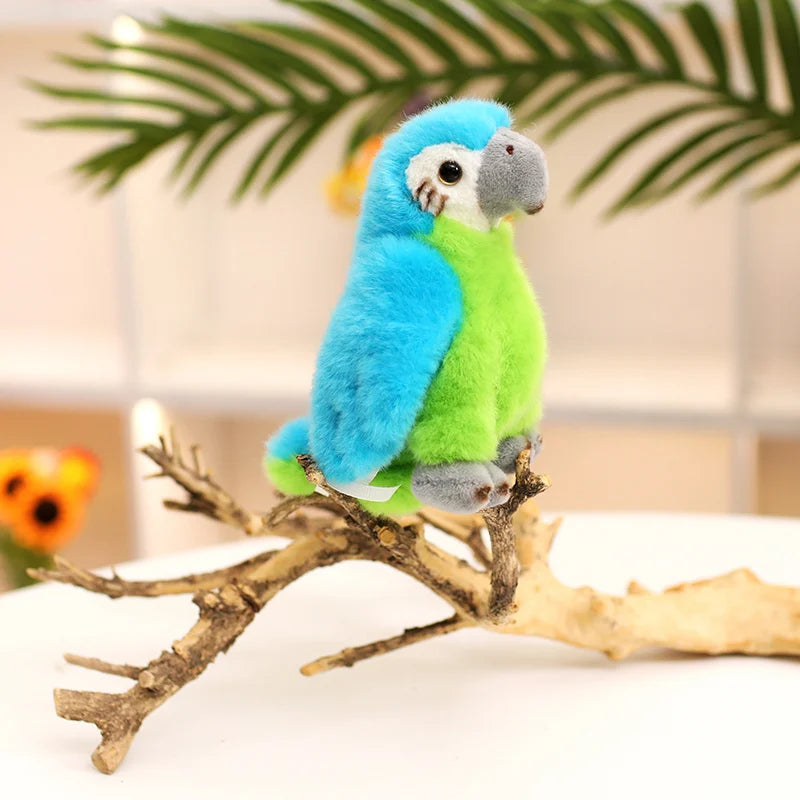 Adorable and Vibrant Parrot Plush Toy
