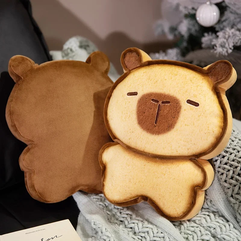 Deliciously Cute Capybara Bread Cookie Toasted Plush Toys