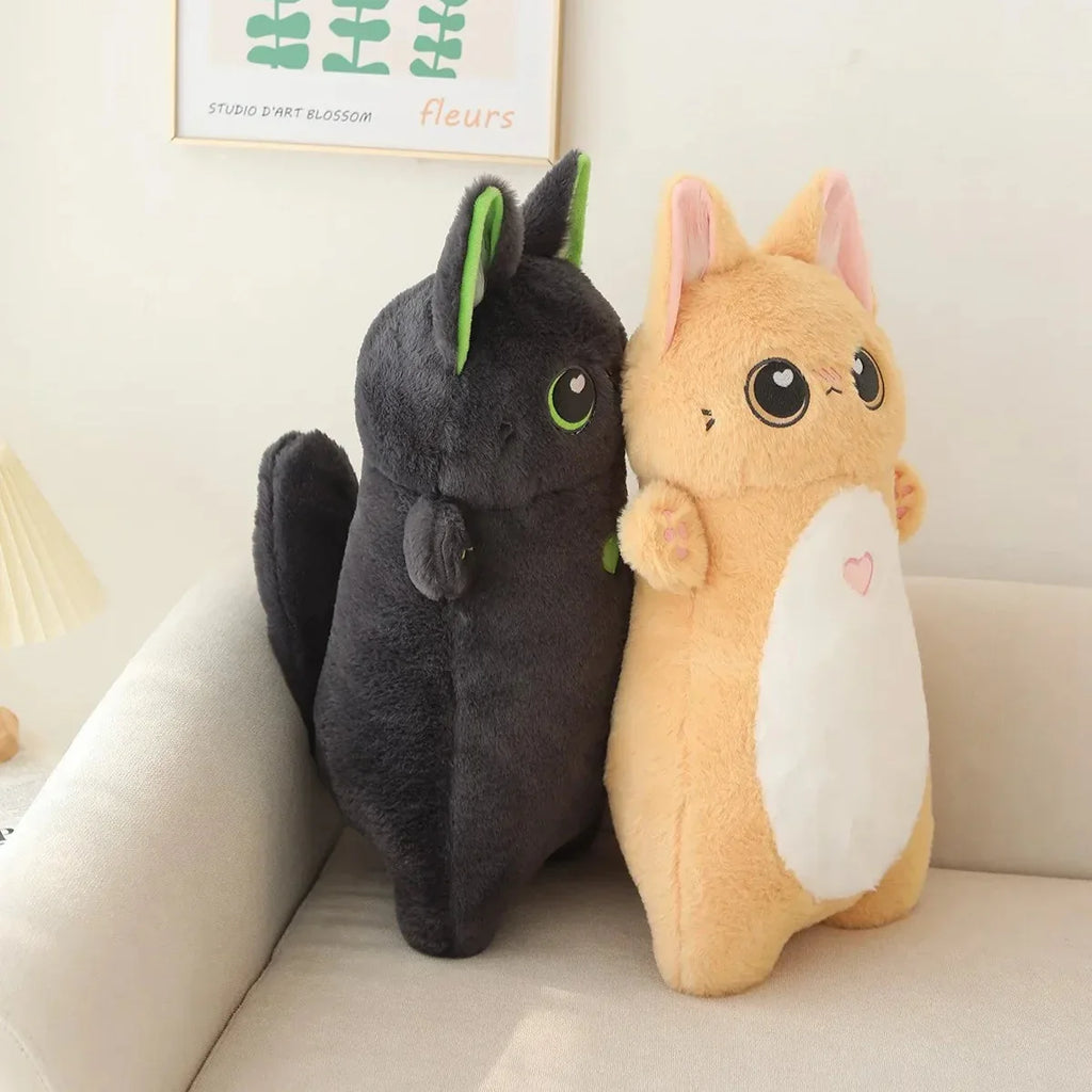 Charming Two-tone Cat Plushie Collection: Cute Companions for All!