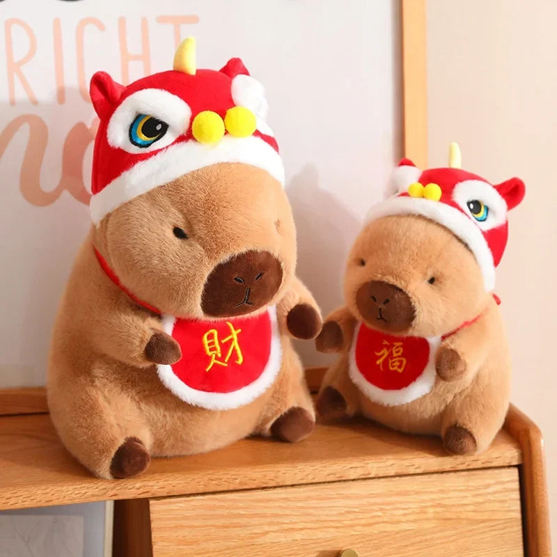 Adorable Baby Capybara Plushies for the Christmas and New Year Festivities!