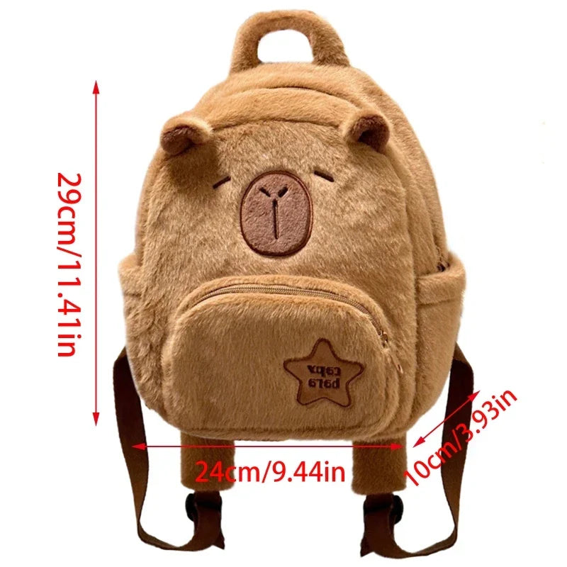 Adorable Capybara Plush Backpack for Ultimate Cuteness!