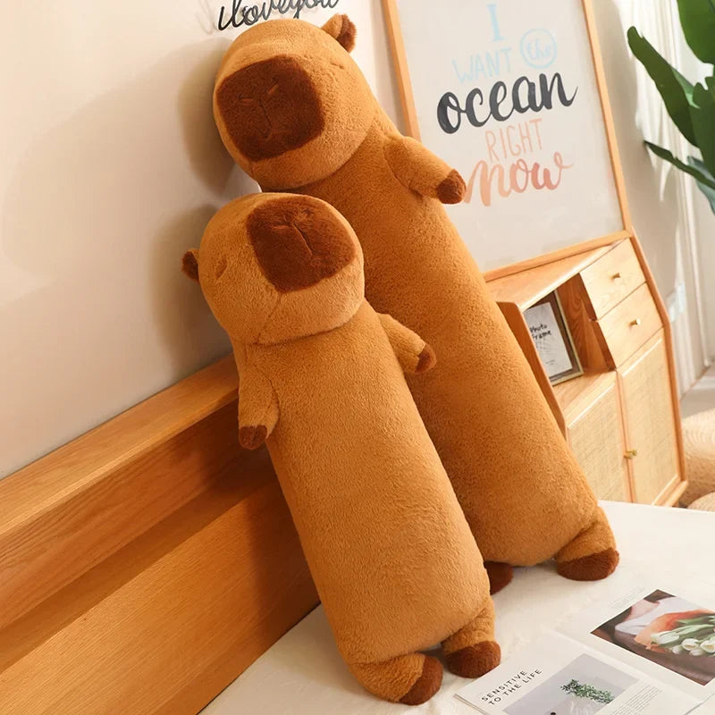 Adorable Long Fluffy Capybara Plush Toys