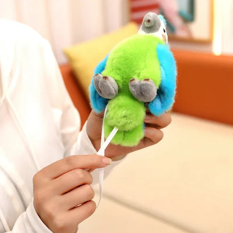 Adorable and Vibrant Parrot Plush Toy