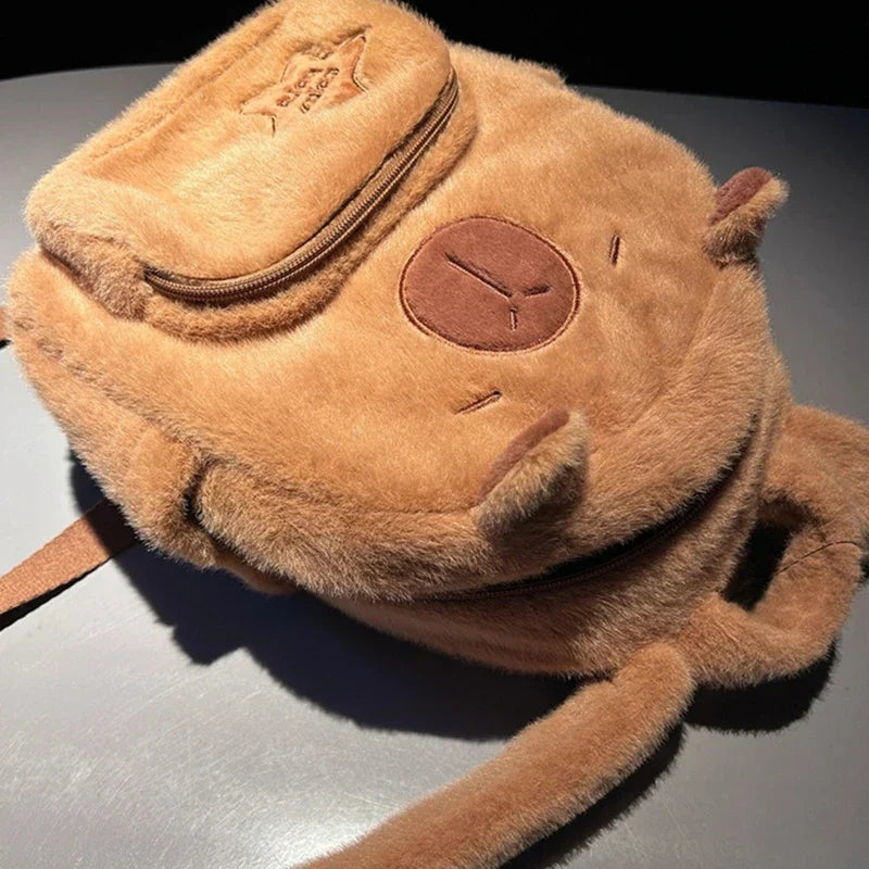 Adorable Capybara Plush Backpack for Ultimate Cuteness!