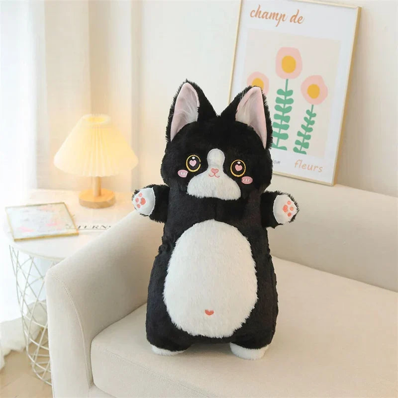 Charming Two-tone Cat Plushie Collection: Cute Companions for All!
