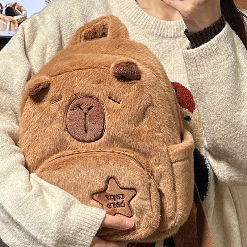Adorable Capybara Plush Backpack for Ultimate Cuteness!