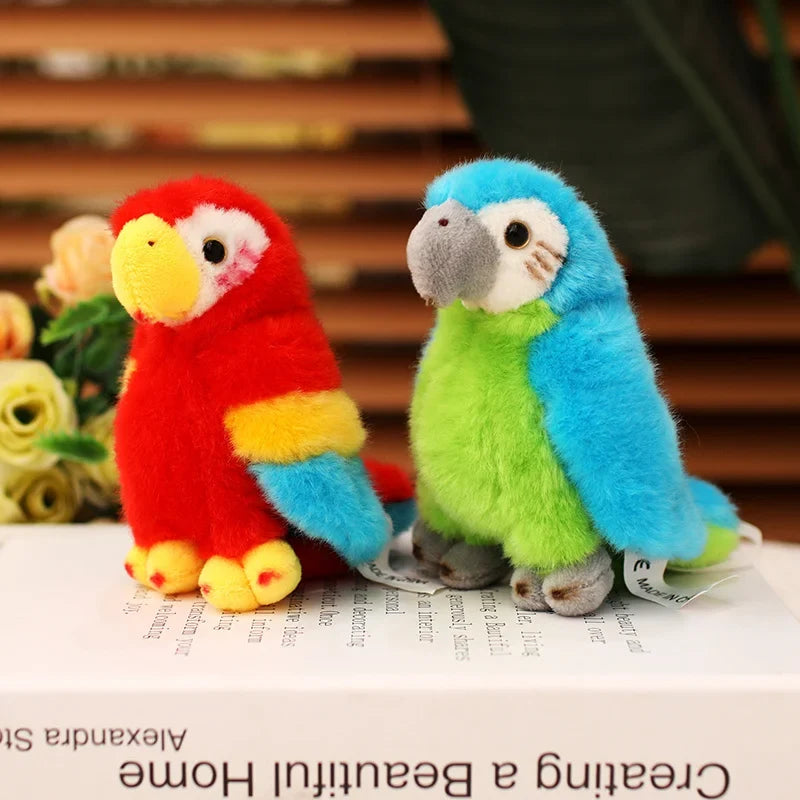 Adorable and Vibrant Parrot Plush Toy