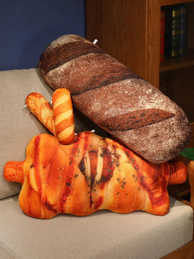 2024 Collection: Adorable Long Baguette Bread Plushies!