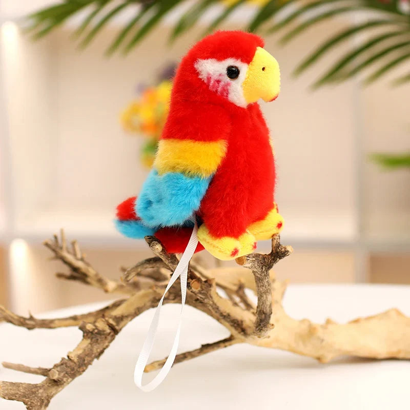 Adorable and Vibrant Parrot Plush Toy