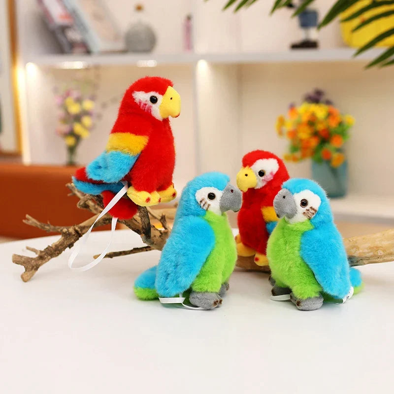 Adorable and Vibrant Parrot Plush Toy