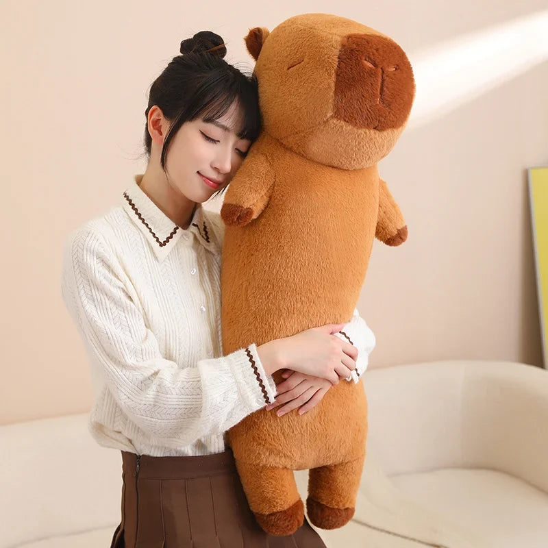 Adorable Long Fluffy Capybara Plush Toys