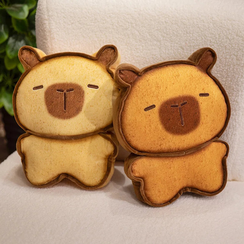 Deliciously Cute Capybara Bread Cookie Toasted Plush Toys