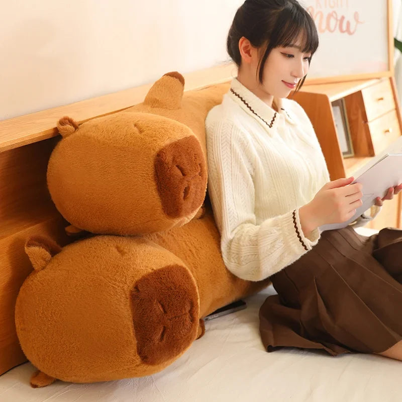 Adorable Long Fluffy Capybara Plush Toys