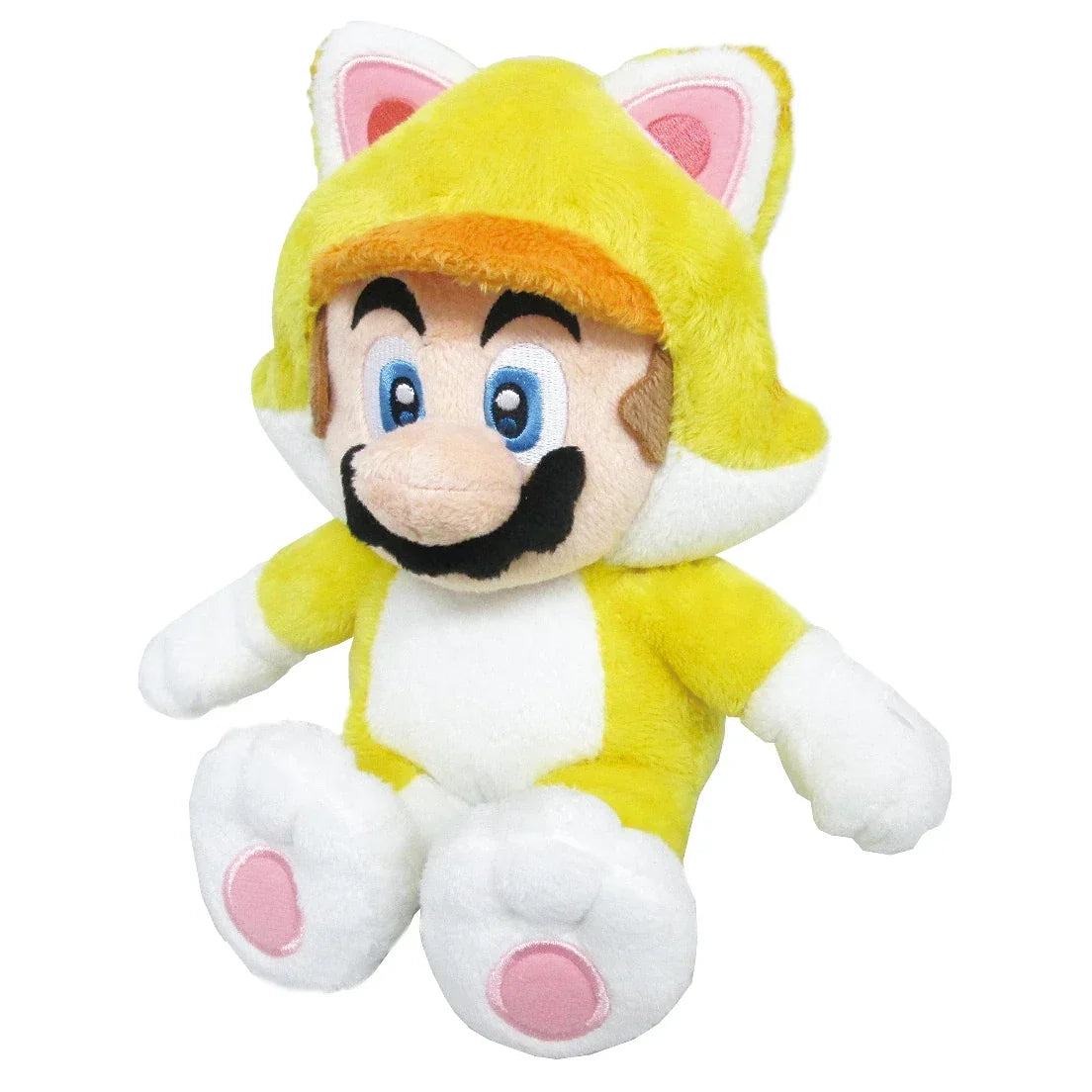 Super Mario 3D World Series Neko Cat Mario Plush, 10"