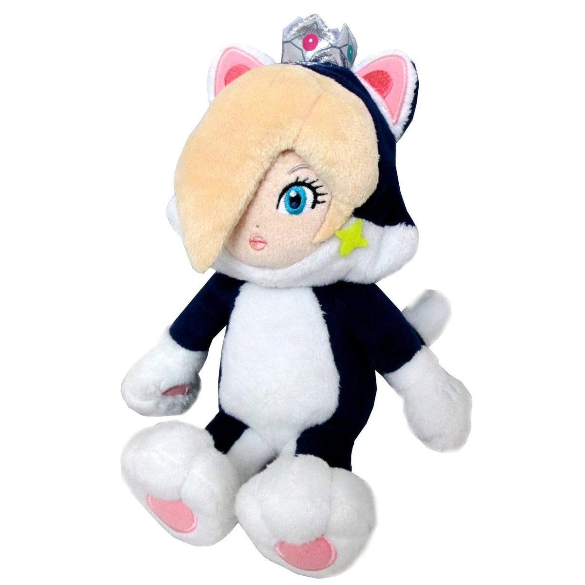 Super Mario 3D World Series Neko Cat Rosalina Plush, 9.5"
