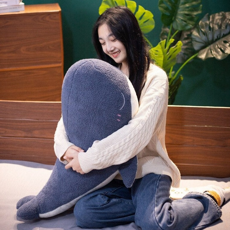 Charming Cuddly Blue Whale Plush Toy