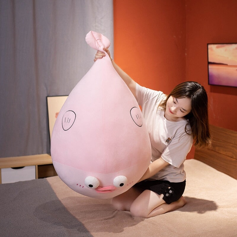 Surprise and Delight with Baba the Adorable Shocked Pufferfish Plush!