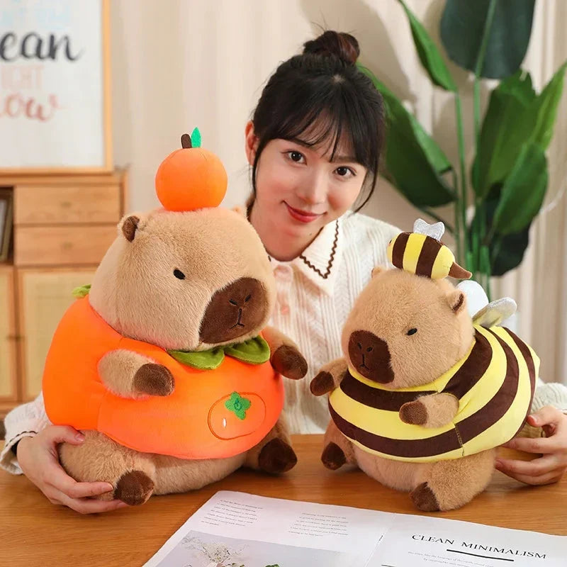 Adorable Baby Capybara Dress-Up Plushie Collection