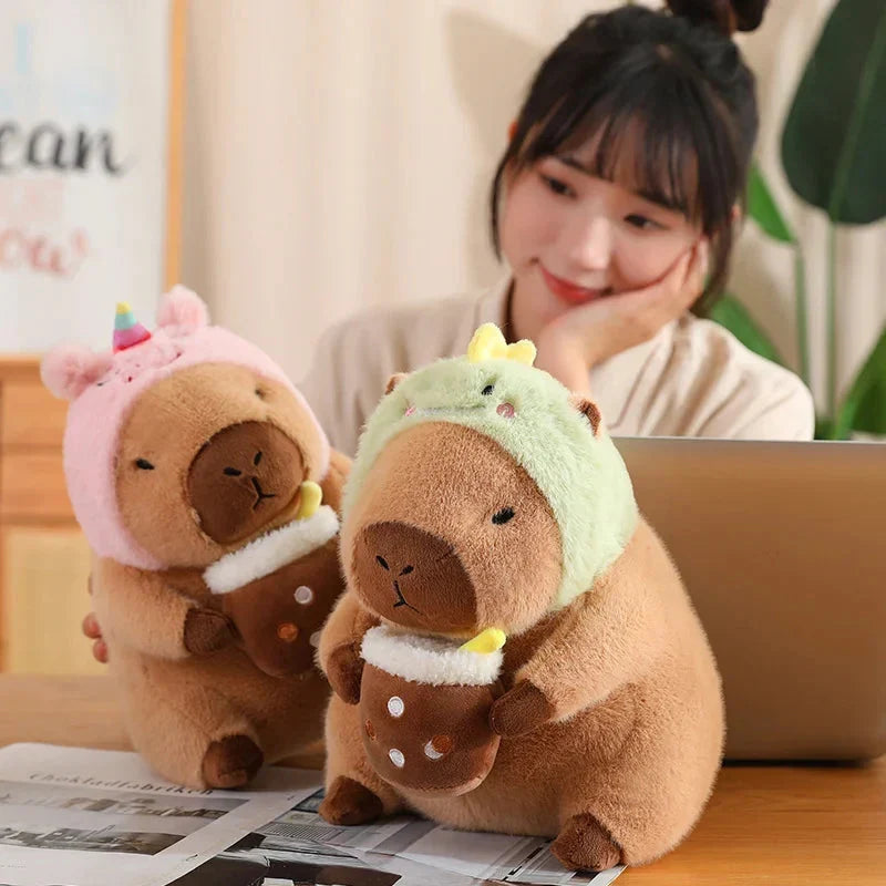 Adorable Baby Capybara Dress-Up Plushie Collection