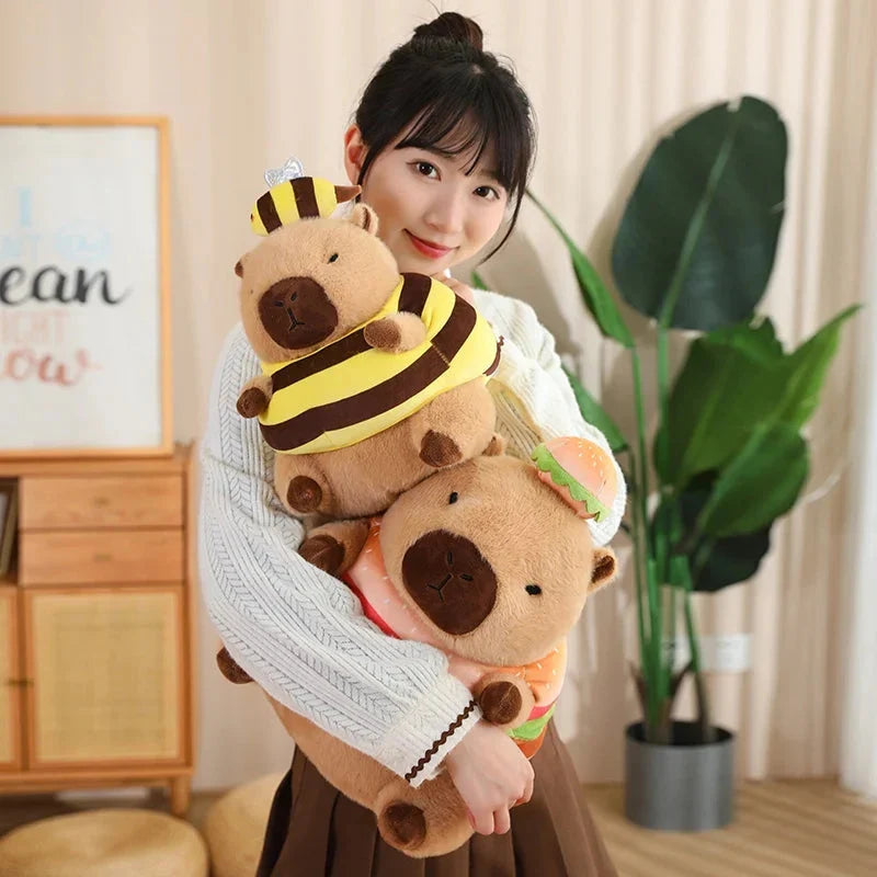 Adorable Baby Capybara Dress-Up Plushie Collection