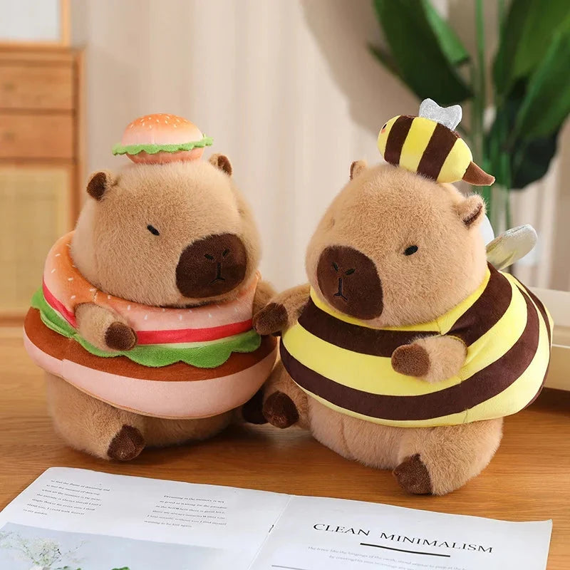 Adorable Baby Capybara Dress-Up Plushie Collection